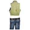 Зелен кожен елек Leather Fashion Wear
