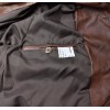 Дамско кафяво кожено яке Echtes Leder