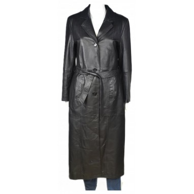 Дамско кожено палто 4/5/6 Fashion Concept